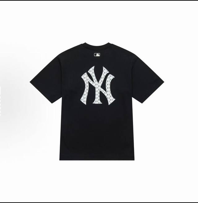 款号 614 Mlb 老花系列 Ss24 波士顿红袜队 美式复古大Logo印花圆领短袖T恤 面料 纯棉双纱260克 颜色 黑色 白色 奶油色 天蓝色 码数 S