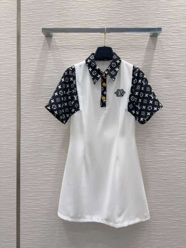 louis Vuitto*2025Ss新款连衣裙 经典又有型 各种都能完美驾驭～高级成衣做法，细节美到爆！精美又日常，轻松驾驭！质感棒棒哒！！减龄 时尚 休闲少