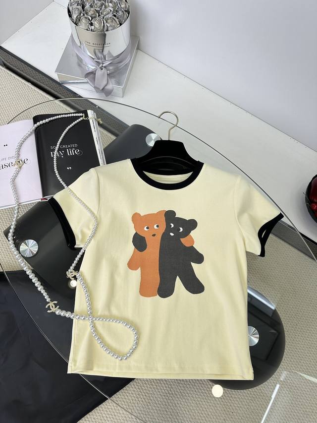 25Ss 小众品牌 独家首发 搞怪系列T 这个夏天休闲风也可以美的很有调性1 Size S M L