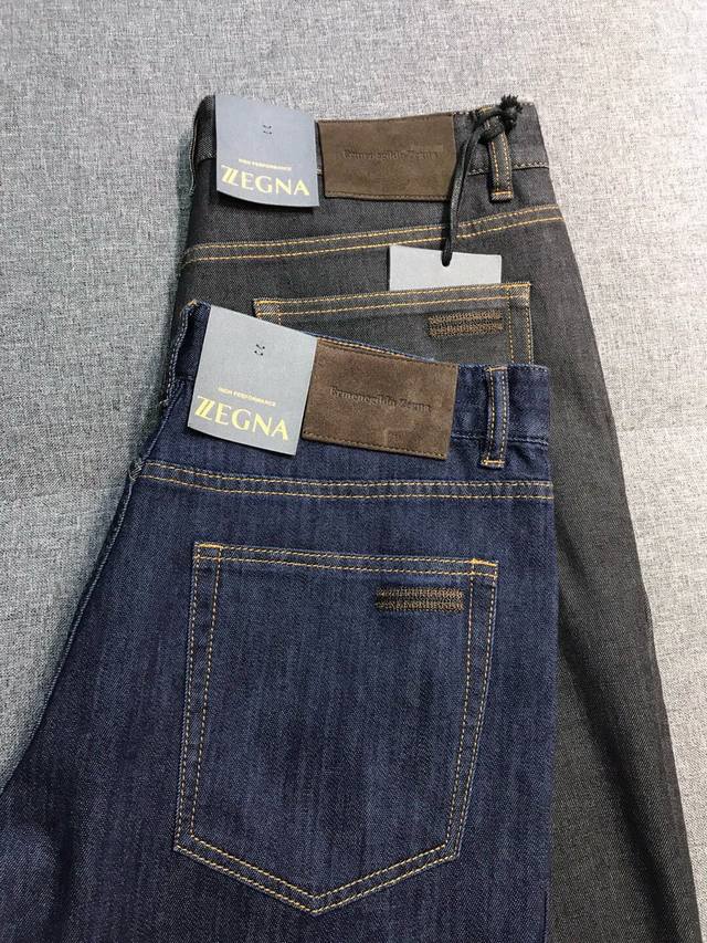 新品 Ez家族男士商务休闲牛仔裤，贸易公司渠道货，高端主线系列，高端土耳其代工出品，纯正血统品质，25年春夏新品，经典王牌单品！ Roccia系列牛仔裤之名中“