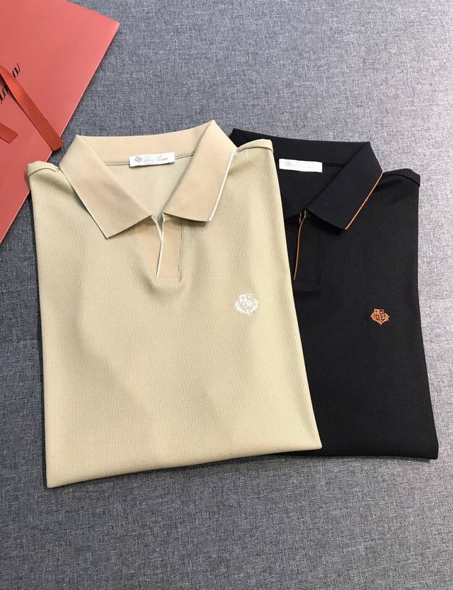 新品 Lp男士高端商务休闲针织提花海鸥领Polo衫，贸易公司渠道货，系出名门，纯正血统品质，意大利原厂出品，25年官方春夏新品！高级心水之物！！ 颇具意大利典型