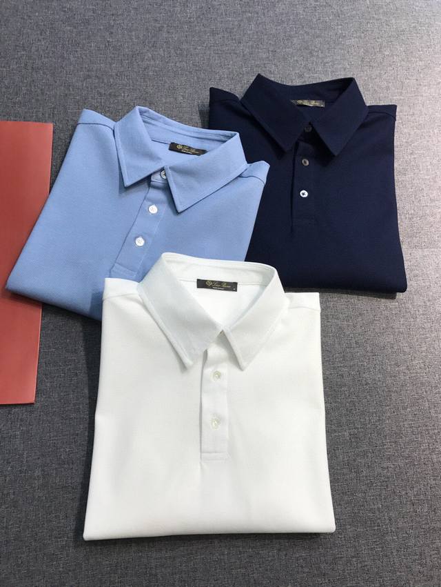 新品 Lp男士高端商务休闲珠地棉翻领Polo衫，贸易公司渠道臻品，系出名门，纯正血统品质，意大利原产出品，25年官方新品！！ 颇具意大利典型风格的时装，在面料选