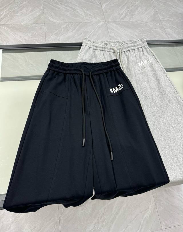 马吉拉Mm6宽松直筒休闲裤