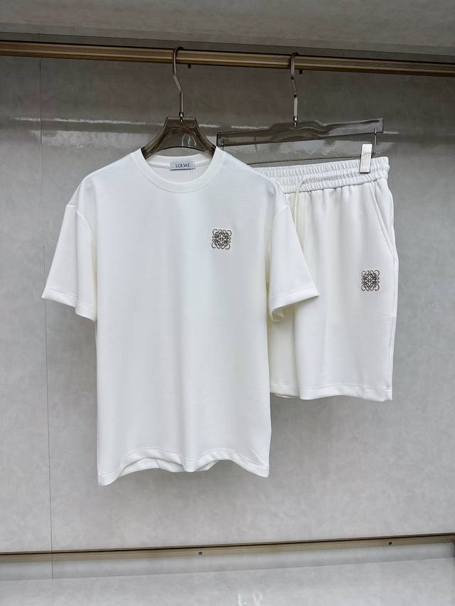 罗意威 2025Ss春夏新款短袖套装，男女同款。上身效果超赞，码数 M-3Xl