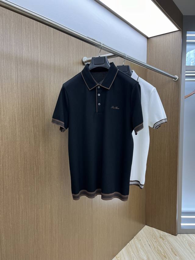 lp 高品质 25早春新款短袖Yyds 日常出门闭眼搭 定制朱地弹力棉面料短袖Polo衫T恤 魅力在于创造了简约奢华感的时尚,随意搭配感受英式风格独特气质. 宽