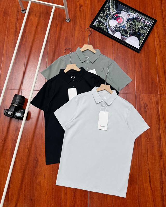 供 原单品质 lululemon 露露网孔索罗娜短袖polo衫 露露网孔索罗娜polo衫 给你截然不同的穿着体验 Lulu露露360 全方位索罗娜网孔polo衫