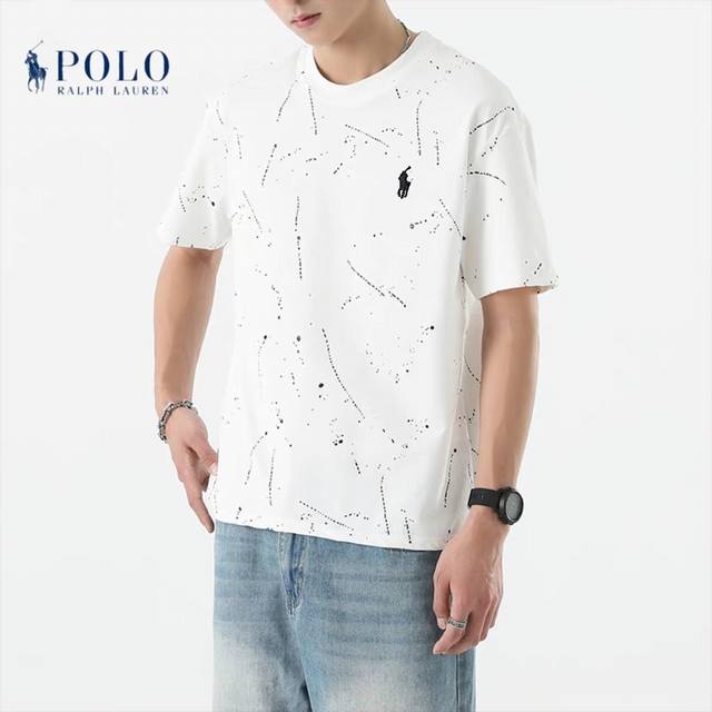 拉夫劳伦 polo 银河满天星短袖T恤 穿出宇宙级潮流 今年 满天星 T恤火了 高级又时髦 当炎炎夏日邂逅银河星辉 一件会发光的T恤正在时尚圈掀起浪潮 全新 闪