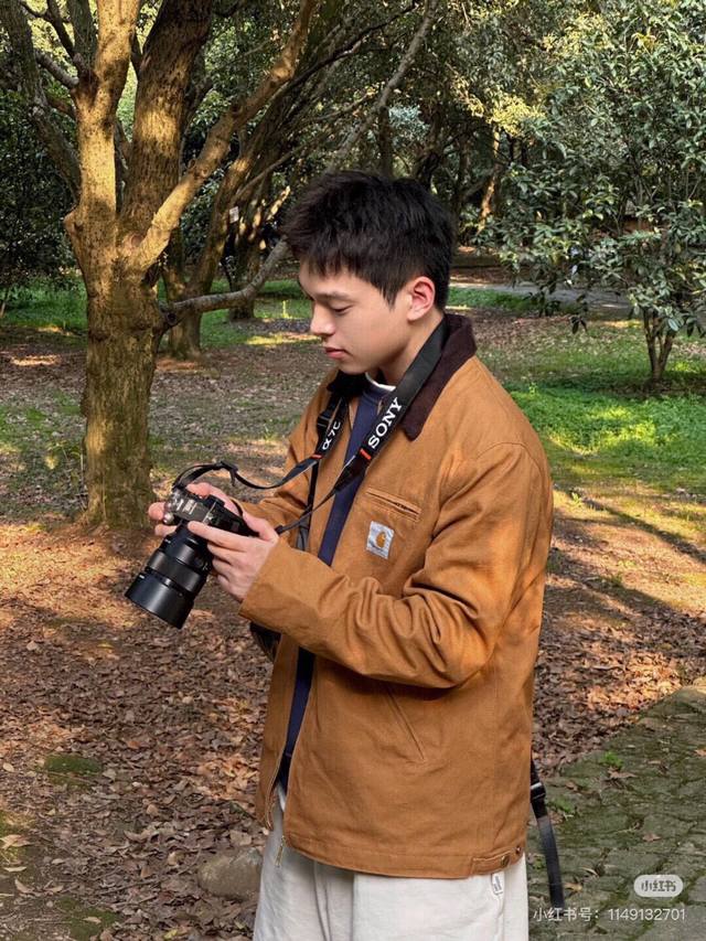 卡其资讯图 carhartt Wip卡哈特经典款底特律拉链夹克情侣款休闲工装外套