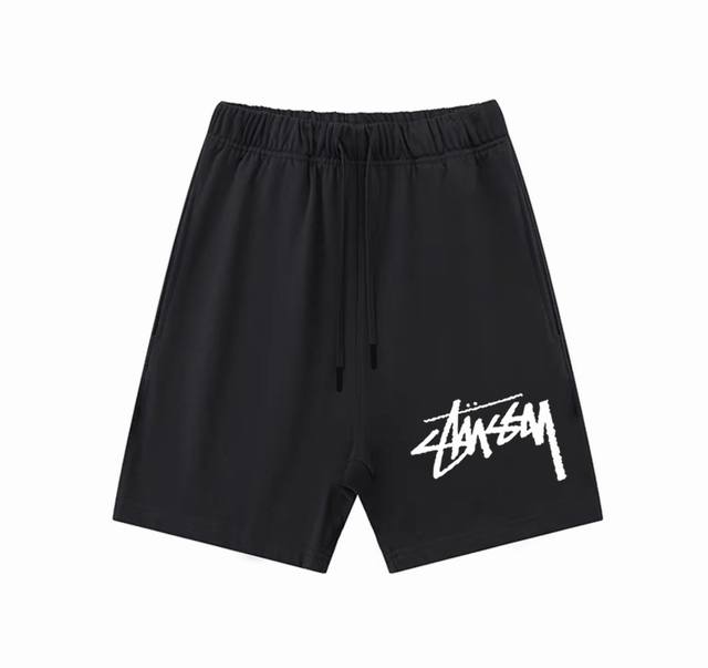 stussy X Nike斯图西联名耐克休闲运动短裤 原版面料高版本高品质 网红明星同款 甄选新疆华棉面料 舒适柔软透气 侧口袋加深设计 储物空间大 外出便捷