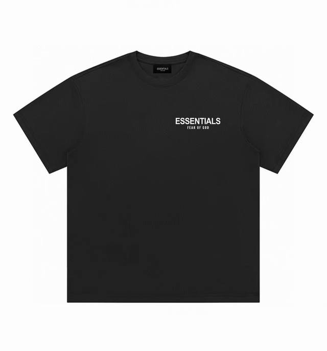 fog Essentials 圆领短袖半袖T恤 面料采用260克纯棉双纱食毛面料 双线二本针压线 久洗不变形 原版定制三标 高端进口印花 随意水洗 情侣可穿 男