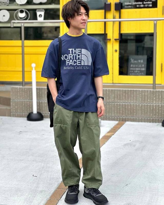 代购品质 tnf The North Face 70Z Field Graphic紫标双层领水洗印花做旧Tee 自带叠穿层次感 超级重磅的新品T恤 款号 Nt3