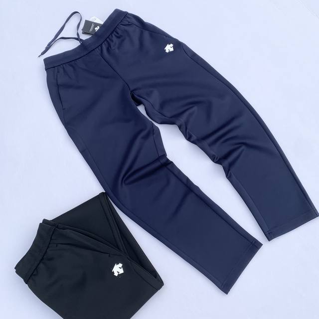 0250145 descente 迪桑特春季松紧新款速干直筒针织休闲长裤 官网一比一定制 面辅料都是自己开模开版专业订制 这款长裤速干透气防轻微泼水 纯色百搭商