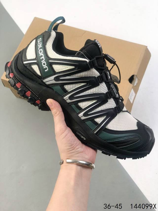 公司级带半码 萨洛蒙 Salomon Xapro 3D 欧索莱环保去臭环型组合鞋垫 三层双层组合橡胶Acs科技全地形锯齿防滑大底 先行系列低帮城市越野机能透气休
