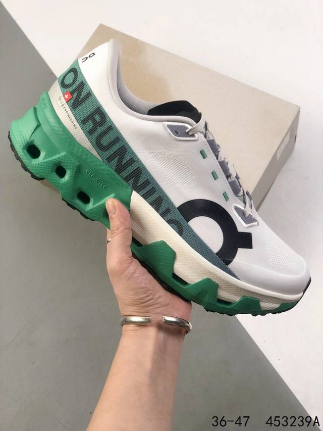 公司级On Cloudmonster Hyper昂跑 户外街头机能风新兴品牌轻便低帮跑步鞋 首发实拍鞋款以网球为灵感的运动休闲鞋 大胆的复古外观与革新科技融合