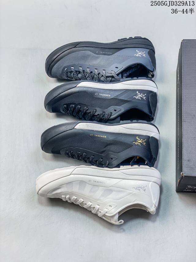 K 始祖鸟Norvanld3Gore-Tex 覆盖透气男越野跑鞋 官方同步上架适合技术路线单日徒步穿着也可以一脚蹬穿法 Aeriosflgtx鞋受到长途野外跑步