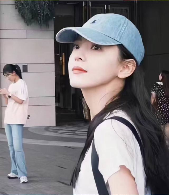 章若楠同款拉夫牛仔软顶鸭舌帽