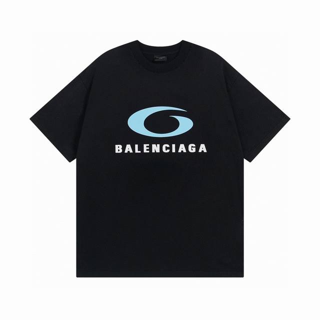 balenciaga 巴黎世家2025 Ss Loop Sports Icon印花短袖T恤 本市场No.1的质量 真正天花板品质 全部原版开发注意细节图 避免被
