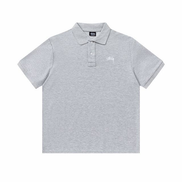 stussy斯图西美式潮牌直筒宽松版型polo衫翻领短袖T恤 6927 stussy于1980年由Shawn Stussy创立 起始于冲浪文化 Shawn把个性