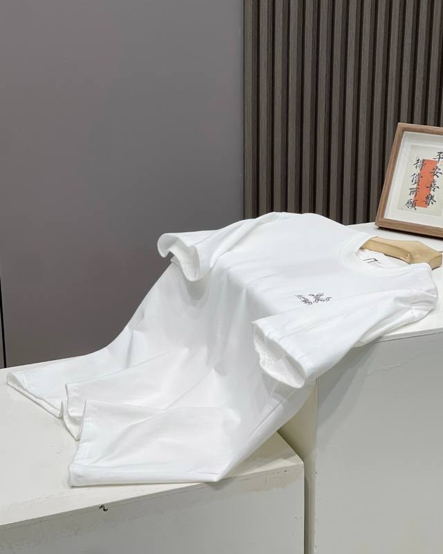 顶级版本 认准330G高克重 Arc'teryx 始祖鸟水墨系列夏季新款宽松情侣款短袖T恤 款号 C7026 颜色: 白色 黑色 细节版本一比一复刻 重磅专柜最
