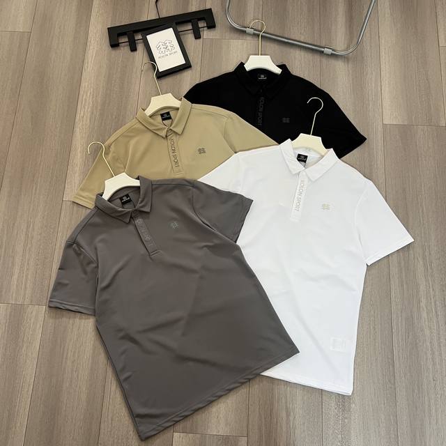 kolon Sport 可隆专柜爆款四色polo衫男士夏季短袖经典小标Logo运动速干T恤小翻领防晒保罗衫上衣 可隆家Breeze 系列轻盈商务polo 面料吸