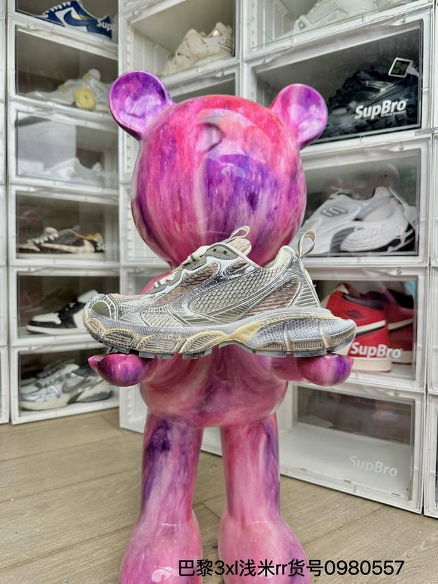 放店 巴黎3Xl浅米 rr高版本套楦工艺 正确版型 尺码36-44 男女码现货