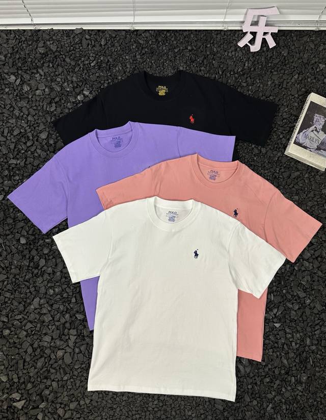 Ralph Lauren 拉夫劳伦宽松休闲纯色时尚百搭25Ss 基础爆款小马刺绣短袖圆领情侣款T恤 - 厌倦了千篇一律的快时尚 Ralph Lauren 25S