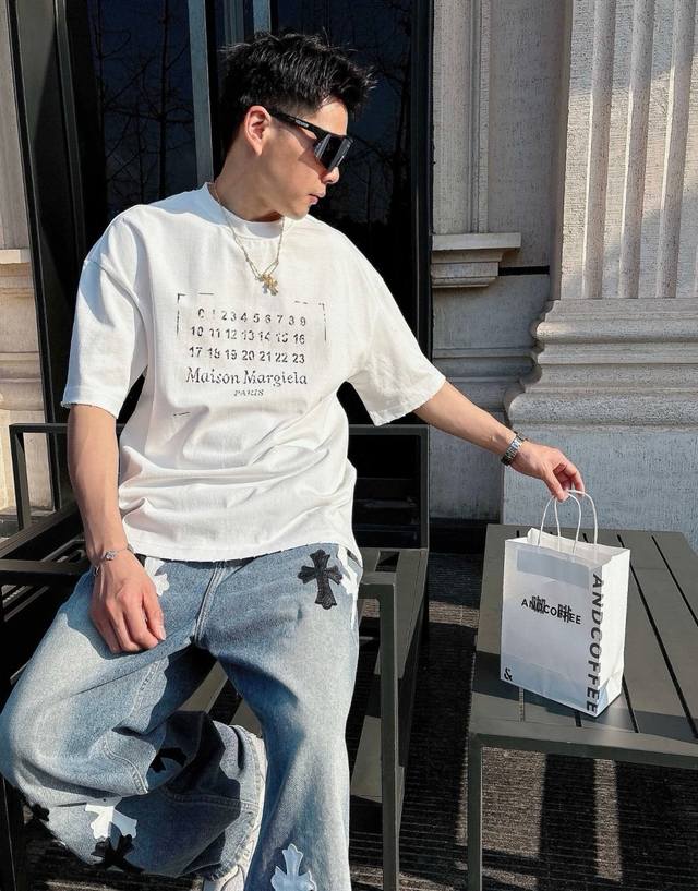 maison Margiela 马吉拉 破碎数字款 模特资讯图#