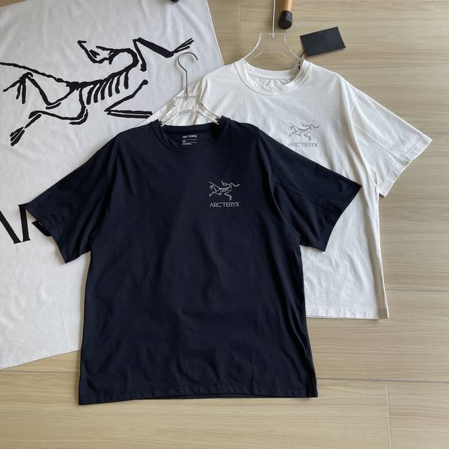 主图+细节 原版复刻 Arc'teryx 始祖鸟 夏季 System_A系列 Drop20 Asossolarium 品牌万花筒 3M 反光印花休闲短袖T恤 面