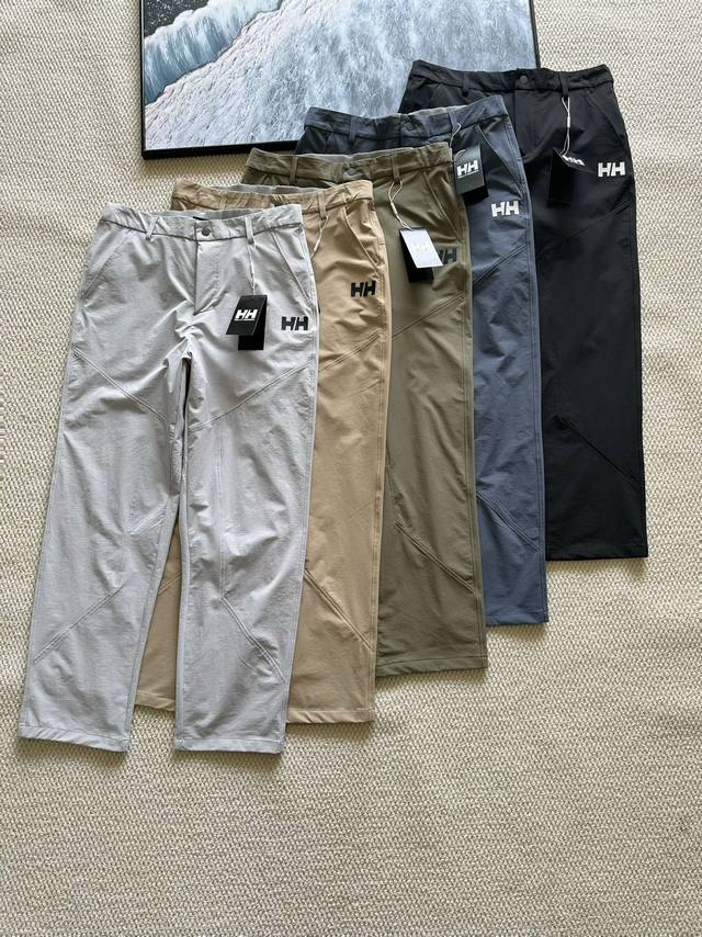helly Hansen Hh 25夏季新款都市户外防晒防泼水弹力拼接梭织长裤 aptin户外跑步功能长裤 轻薄耐磨 保持运动舒适性 最受欢迎的一款单品 采用德