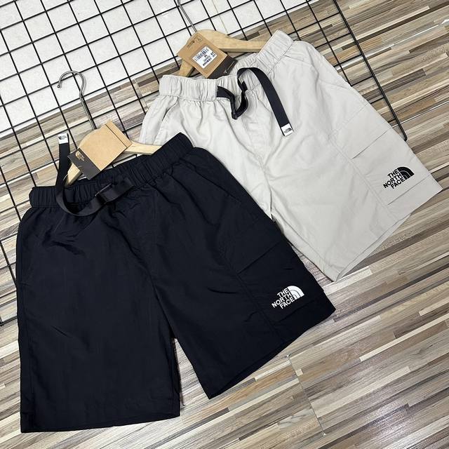 上新 高逼格福利款北面Tnf工装大口袋情侣款短裤5分裤 万针刺绣Logo夏季男士短裤大码男装短裤 tnf北面The North Face多口袋Ue黑标City