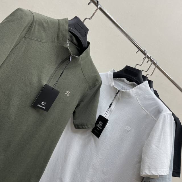kol 可隆25夏季新品 5A级抗菌健康除臭面料 男士户外运动休闲半拉链速干短袖 掌柜力荐 观网门店同步 太赞啦 无论版型还是面料工艺都没得挑 迄今为止遇到的最