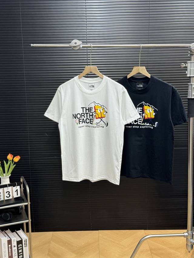 The North Face 北面 25Ss Tnf城市户外系列印花情侣短袖T恤 小红书热门爆款 明星网红同款穿搭 男女日常通勤穿搭必备单品 高品质260克高克