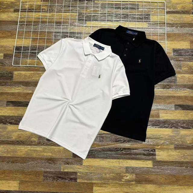 新款上新 限量版2025最新款爆款推荐Ralph Lauren拉夫劳伦polo经典夏季保罗万针刺绣男女情侣款同款翻领polo衫短袖 打底衫商务时尚简约风polo