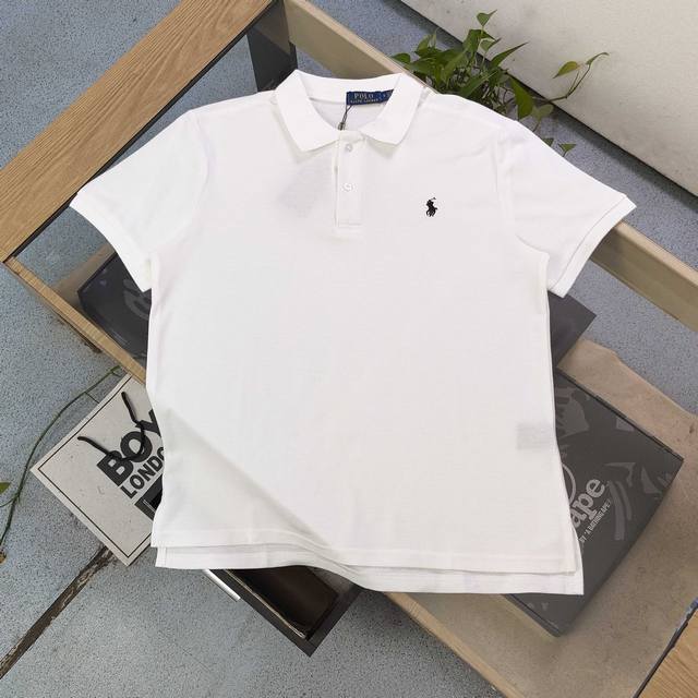 款号 Bm6617 高版本 2025新款Ralph Lauren拉夫劳伦经典刺绣骑士图案Logo绣花休闲情侣宽松短袖polo衫 经典T恤永远不会过时 人手必备款