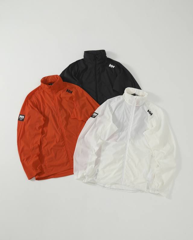 细节图# 海丽汉森 Helly Hansen 尺码 S-M-L-Xl-Xxl 颜色 宝石黑-白色-桔红色 类型 轻量户外运动冰丝透气皮肤衣 材质 冰丝凉感面料