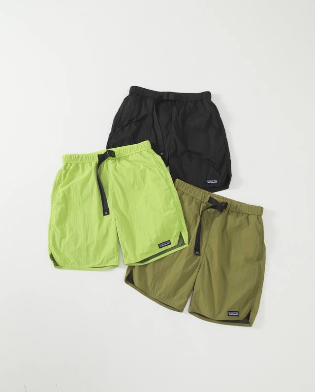 细节图# patagonia 巴塔哥尼亚 尺码 M-L-Xl-Xxl-Xxxl 颜色 黑色-亮绿色-军绿色 类型 机能腰带速干短裤 材质 进口运动速干面料 厚薄