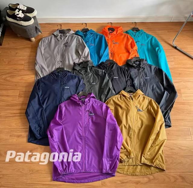 纯原臻品 原厂跟单 patagoni巴塔Houdini Jkt 春夏户外轻薄防泼水透气防风衣男女皮肤防晒衣24142 -patagoniahoudini--皮肤