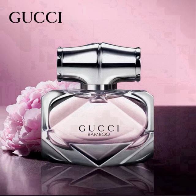 越南版本Gucci竹韵女士香水Edt 75Ml 越南进口 海关扣押 配手提袋高端商品 塑封拆毁概不退换 敬请谅解 Gucci竹韵魅力竹节女士香水高雅花香木质调前