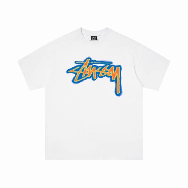 stussy斯图西美式Logo徽标印花潮牌宽松版型短袖T恤 6940 属于Ss24 Thermal Stock Tee夏季系列 stussy于1980年由Sha