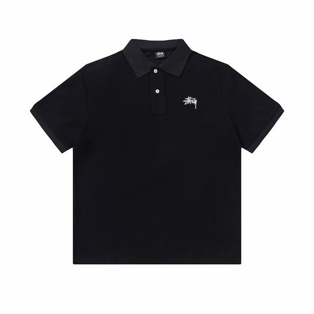 stussy斯图西美式潮牌直筒宽松版型polo衫翻领短袖T恤 6927 stussy于1980年由Shawn Stussy创立 起始于冲浪文化 Shawn把个性