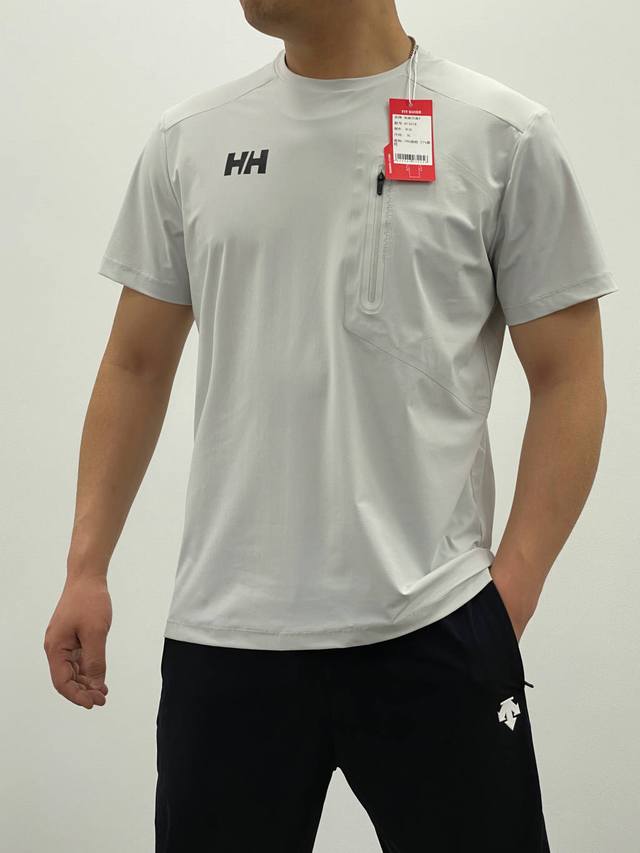 供 模特图 一博同款 海丽汉森 Helly Hansen Hh 2025夏新款休闲防晒短袖T恤男士上衣 轻量透气 户外王者 品质不是吹的 纯原撤柜订单 过验版本