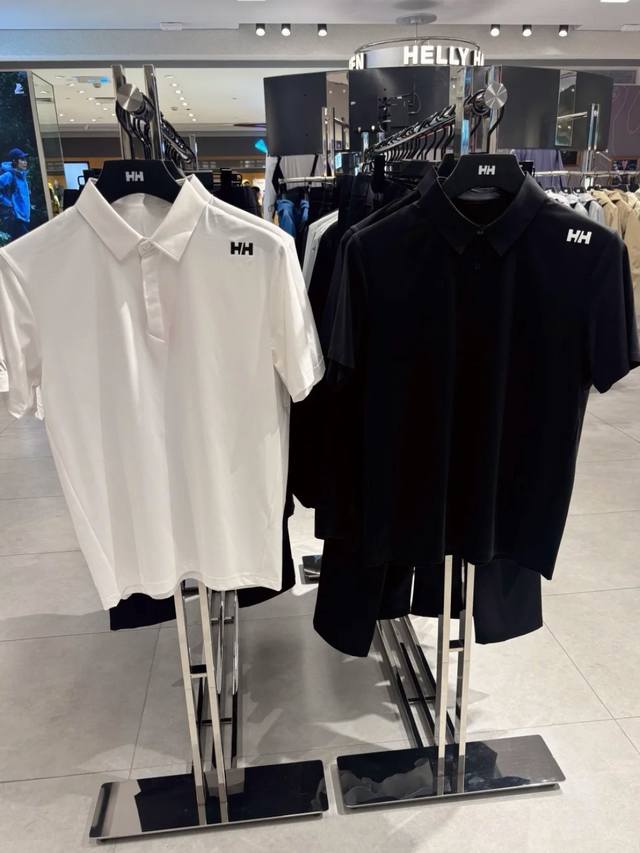 供 高品质非市场低版本 helly Hansen Hh 海丽汉森2025夏款冰丝肩标翻领polo衫 高端冰蚕丝面料 严选好货 爽滑亲肤 悬垂透气 舒适感非常好