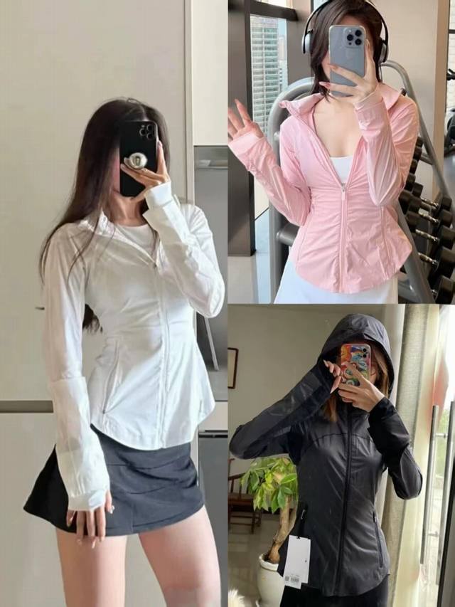 lululemon 露露乐蒙 Mist Over Windbreaker 防晒衣 轻盈防晒 自在随行 Upf80+ 高效防晒 专业级防晒科技 有效阻隔99%紫外
