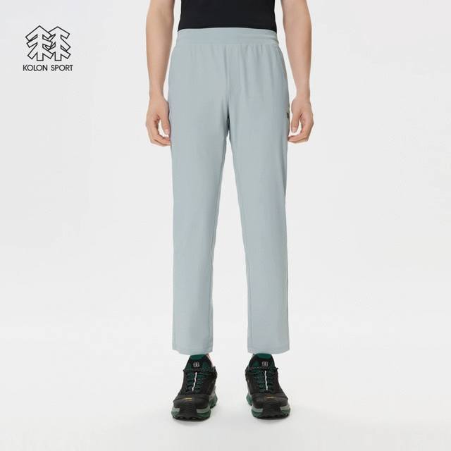 kolon Sport可隆男士松紧防晒长裤 Upf80+高倍防晒 采用科技面料 有效阻隔 99.9%紫外线 户外活动无惧暴晒 凉感弹力针织 定制凉感面料加入薄荷