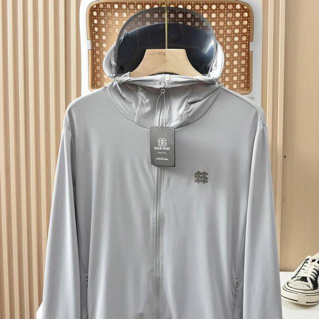 可隆夏季连帽皮肤衣防晒服实拍细节图