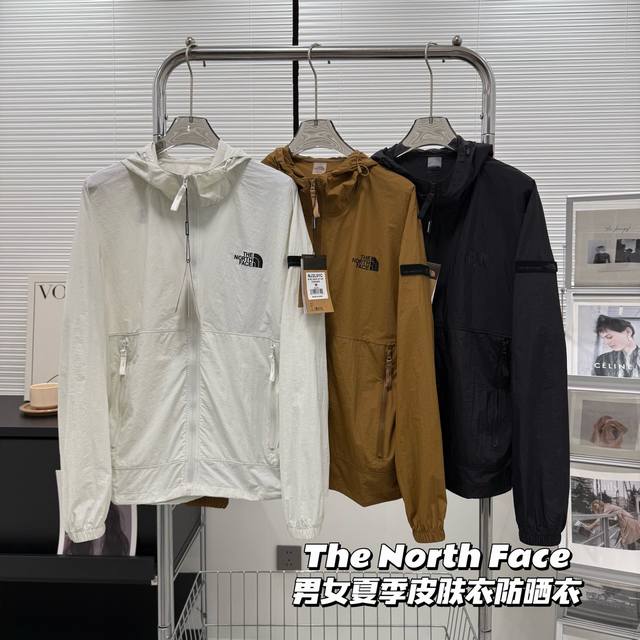 thenorthface北面男女同款防晒衣25春夏新款户外Upf50+皮肤衣夹克外套 连肩插肩组合式剪裁 宽松包容 1男女同款韩版版型 宽松不挑人穿 前片整幅横