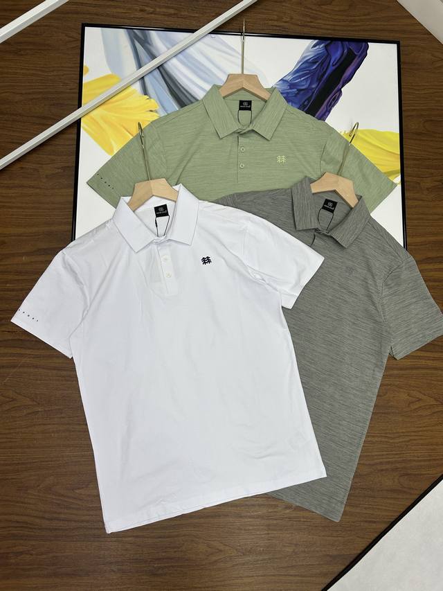 新款25Ss男士polo衫翻领款式设计Kolonsport可隆男女同款运动户外polo衫夏季翻领短袖 爆款 竹节速干汗布 透气轻薄 不透视 告别传统门襟衫工艺
