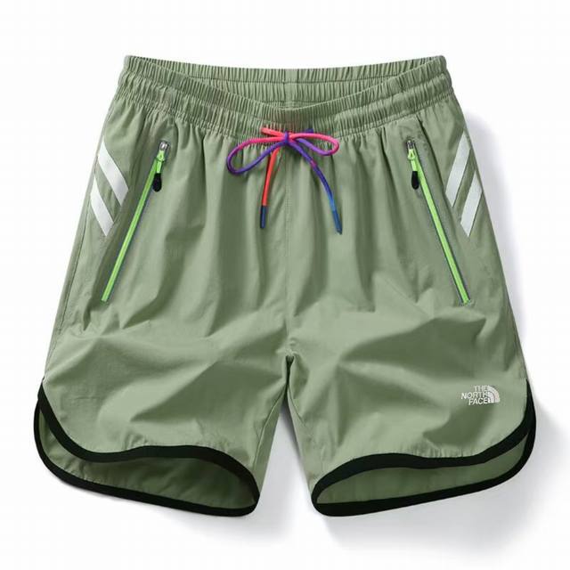上新 极致性价比 跑量单品 Tnf 北面 小标Logo印花情侣抽绳速干短裤五分裤六色沙滩裤 超级简约品质款 简单就是时尚 面料弹力速干四面弹面料 柔软细腻 轻薄