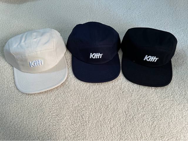 Kith 美国纽约潮牌 平沿帽 3色 卡其色 黑色 藏青色
