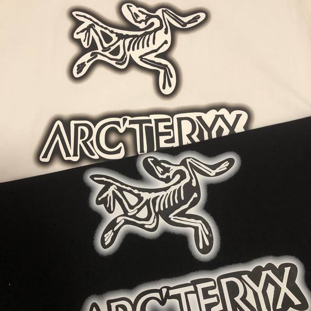 始祖鸟 Arcteryx Skeletile 京东限定撞色男女宽松纯棉圆领短袖 原版260G纯棉精梳面料 亲肤舒适 采用进口数码机器立体胶印 不开裂不脱胶 穿上
